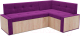 Уголок кухонный мягкий Mebel-Ars Таллин правый 210x83x140 (фиолетовый) - 