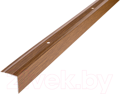Изображение товара Профиль декоративный Русский Профиль Угловой 25x25x900мм (дуб темный)