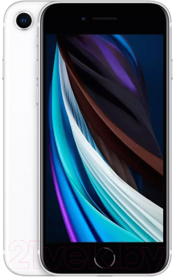 Смартфон Apple iPhone SE 256GB A2296 / 2BMXVU2 восстановленный Breezy Грейд B (белый)