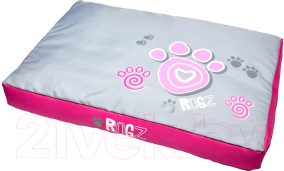 Матрас для животных Rogz Spice Pod Flat / RFPXLCA (XL, Pink Paw)