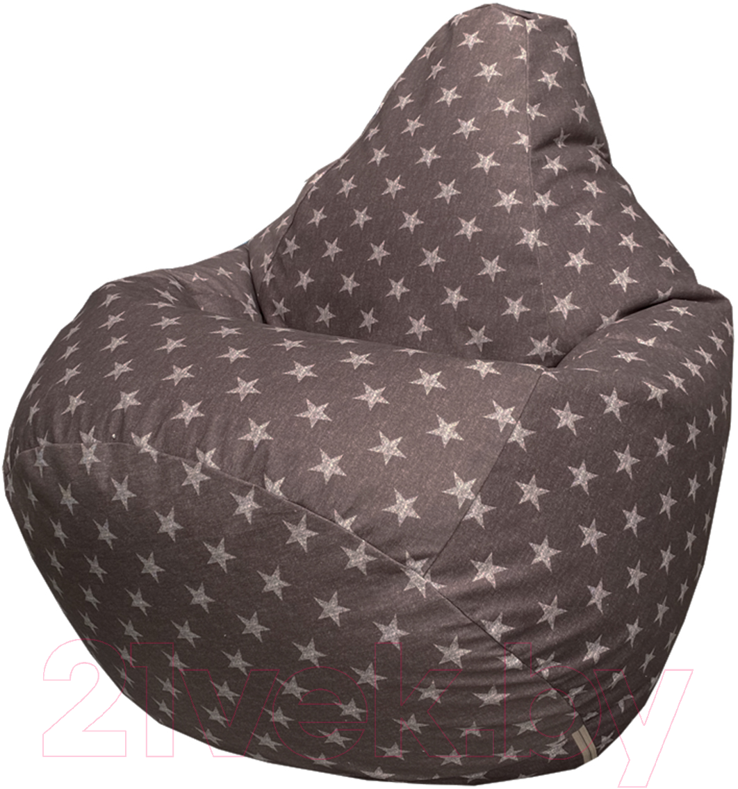 Бескаркасное кресло Flagman Груша Макси XXL Г2.5-109 (liverpool star 09)