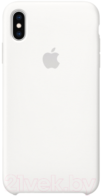 Чехол-накладка Apple Silicone Case для iPhone XS Max White / MRWF2