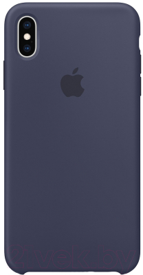 Чехол-накладка Apple Silicone Case для iPhone XS Max Midnight Blue / MRWG2