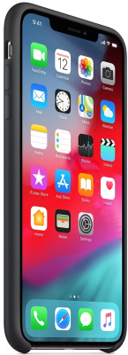 Чехол-накладка Apple Silicone Case для iPhone XS Max Black / MRWE2