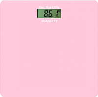 Напольные весы электронные Scarlett SC-BS33E041 (розовый) - 