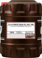 Трансмиссионное масло Pemco TO-4 Powertrain Oil SAE 10W / PM2601-20 (20л) - 