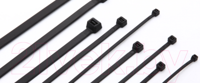 Стяжка для кабеля RCCN 450x4.8 / D450C48UV (100шт, черный)