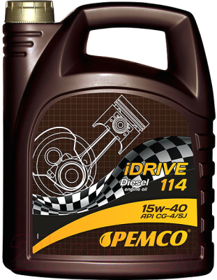 Моторное масло Pemco iDrive 114 15W40 CG-4/CF-4/CF/SL / PM0114-5 (5л)