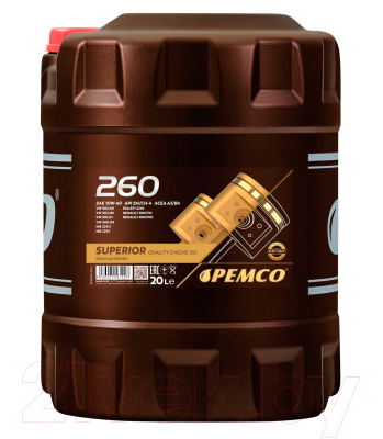 Моторное масло Pemco iDrive 260 10W40 SN/CH-4 / PM0260-20 (20л)