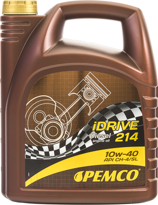 Моторное масло Pemco iDRIVE 214 10W40 CH-4/SL / PM0214-5 (5л)