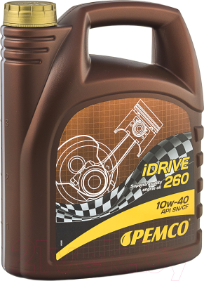 

Моторное масло Pemco, iDrive 260 10W40 SN/CF / PM0260-4