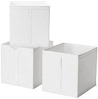 Набор коробок для хранения Ikea Скубб 003.750.65 (белый) - 
