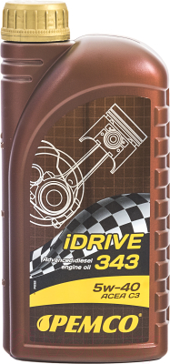 Моторное масло Pemco iDrive 343 5W40 API SN / PM0343-1 (1л)