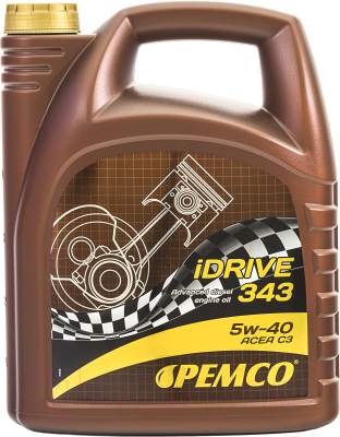 Моторное масло Pemco iDrive 343 5W40 API SN / PM0343-5 (5л)
