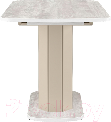 Обеденный стол Eligard Leman (ледяное дерево/персидский жемчуг)