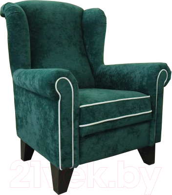 Кресло мягкое Lama мебель Орлеан (Opera Emerald)