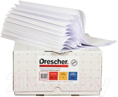 Бумага Drescher Самокопирующая / 110756 (белый)
