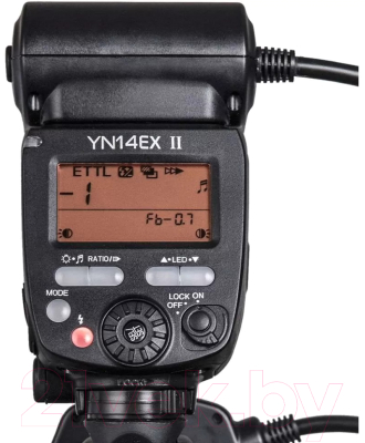 Вспышка кольцевая Yongnuo YN-14EX II Macro TTL для Canon