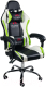 Кресло геймерское Calviano Asti Ultimato (черный/белый/зеленый) - 