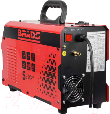 Изображение товара Полуавтомат сварочный Brado MIG/MMA-250L