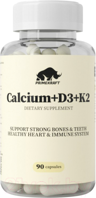 Витаминно-минеральный комплекс Prime Kraft Calcium+D3+K2 (90 таблеток)