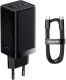Зарядное устройство сетевое Baseus GaN3 Pro Fast Charger 2C U 65W EU / CCGP050101 (черный) - 