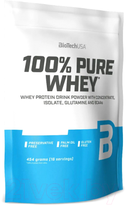 Протеин BioTechUSA 100% Pure Whey (454г, темный бисквит)