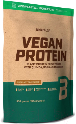 Протеин BioTechUSA Vegan Protein (500г, лесной орех)
