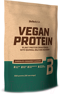 Протеин BioTechUSA Vegan Protein (500г, шоколад-корица)