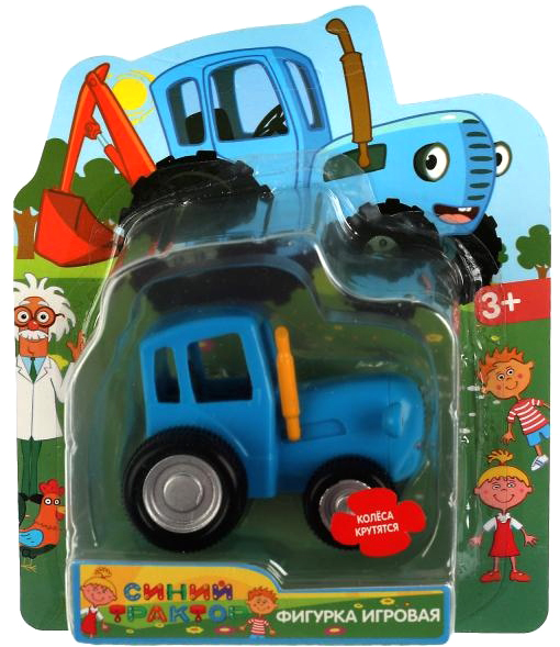 Трактор игрушечный Играем вместе Синий трактор / PF-BLUETRACTOR-RU