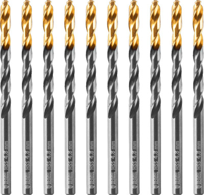 Набор сверл Denzel 717212 (10шт) - 
