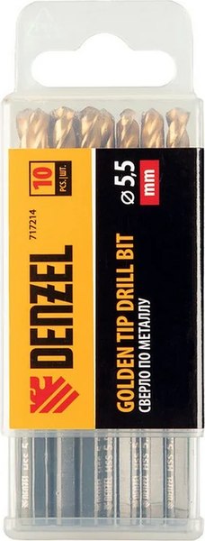 Набор сверл Denzel 717214 (10шт)