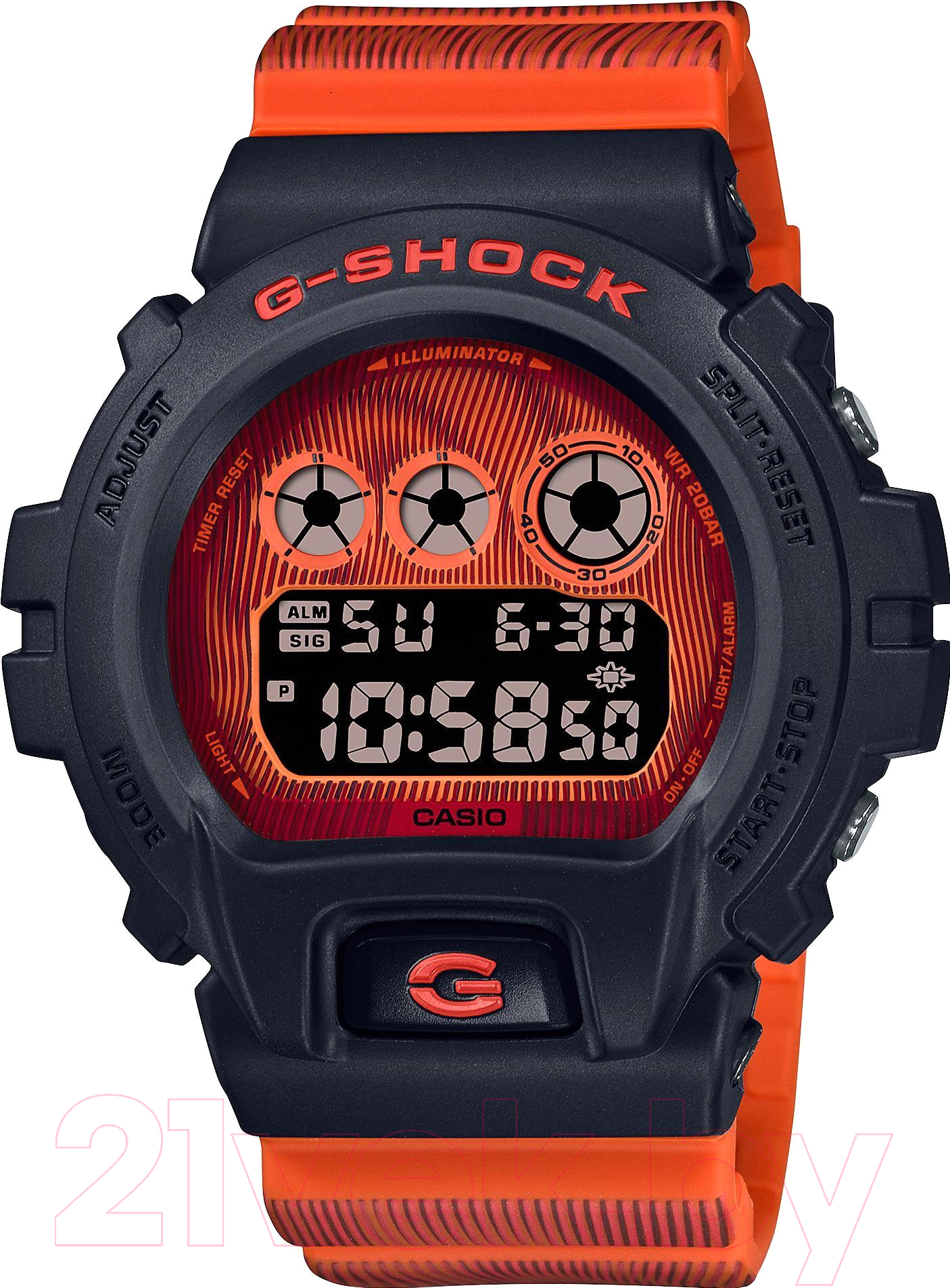 Часы наручные мужские Casio DW-6900TD-4E