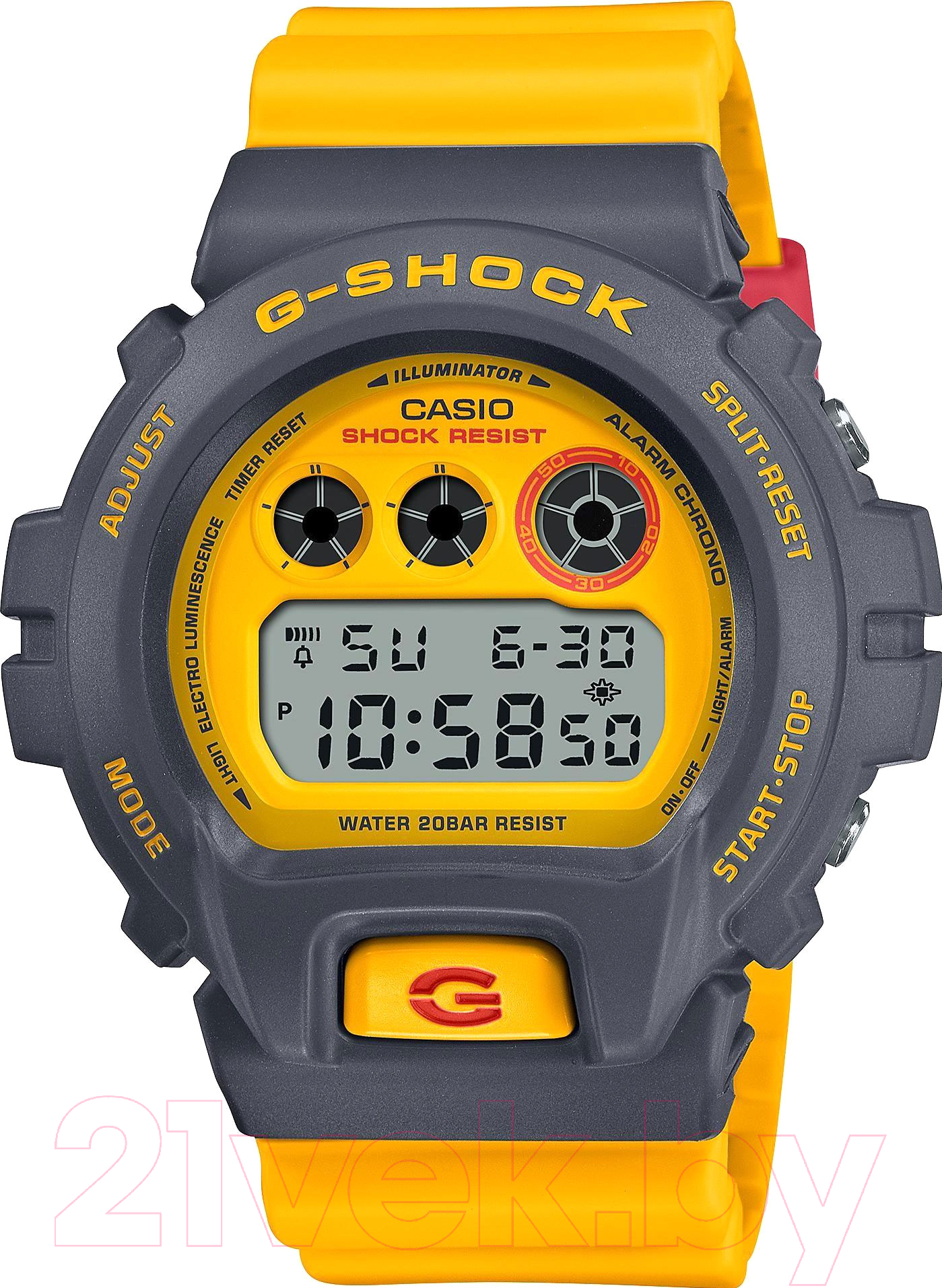 Часы наручные мужские Casio DW-6900Y-9E