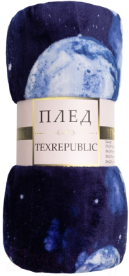Плед TexRepublic Absolute Flannel Космос 200x220 / 44046 (синий)