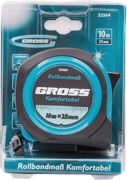 Рулетка Gross Komfortabel 32564 (10м)