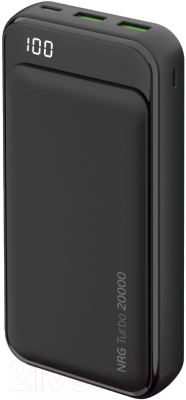 Портативное зарядное устройство Deppa NRG Turbo 20000 mAh / 33636 (черный)