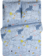 Комплект постельного белья Amore Mio Мако-сатин Weasel Микрофибра 1.5 / 92958 (голубой) - 