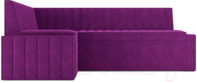 Уголок кухонный мягкий Mebel-Ars Вермут левый 213x82x133 (фиолетовый)