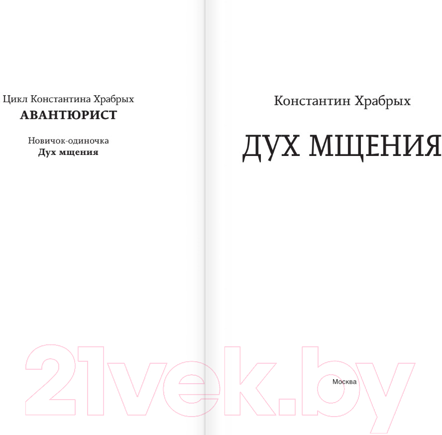 Художественная книга АСТ Дух мщения (Храбрых К.И.) — фото 2