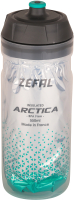Фляга для велосипеда Zefal Arctica 55 / 1662 (серебристый/зеленый) - 