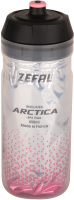Фляга для велосипеда Zefal Arctica 55 / 1665 (серебристый/розовый) - 