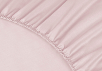Простыня Сонум Сатин на резинке 160x200 (розовый) - 