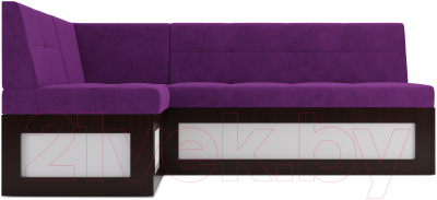 Уголок кухонный мягкий Mebel-Ars Нотис левый 207x82x132 (фиолетовый)