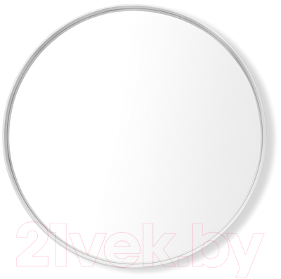 Зеркало Emze Loft D40 / LOFT.40.40.BEL (белый)