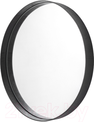 Зеркало Emze Loft D40 / LOFT.40.40.CHE (черный)