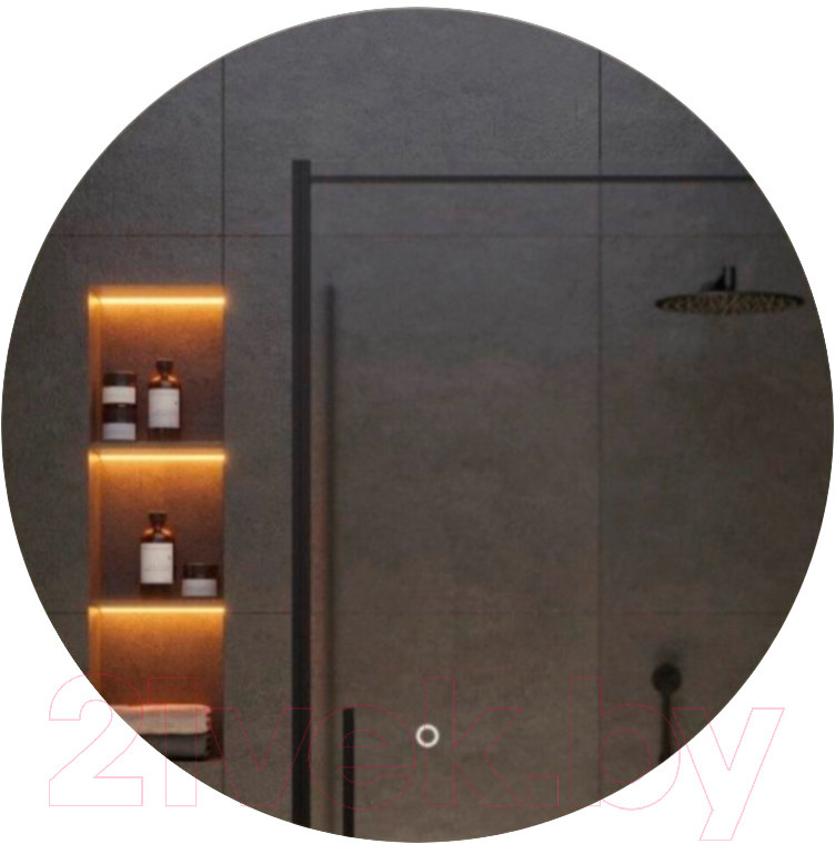 Зеркало Emze Led D80 / LED.80.80.4K (c подсветкой)