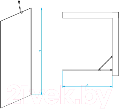 Изображение товара Душевая стенка RGW 351011007-11