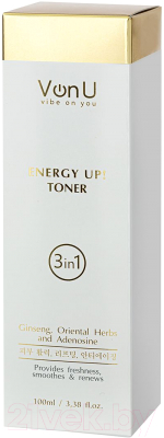 Тонер для лица Von-U Energy Up! Омолаживающий (100мл)