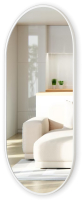 Зеркало Emze Color Oval 45x90 / COLOR.45.90.BEL (белый) - 